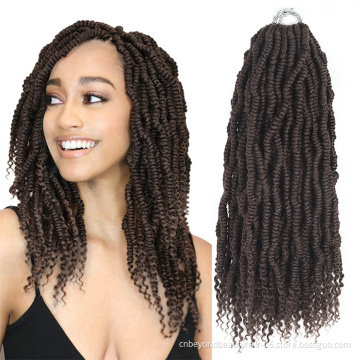 Synthetic curly ends for passion twist crochet hair Pre bomb Twist toyotress Spring passion for black women